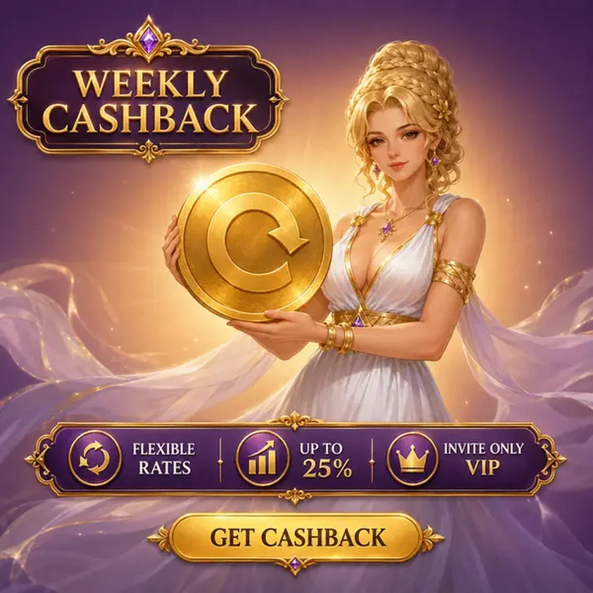 Η Lady of Fortune Gardens παρουσιάζει εβδομαδιαίες ανταμοιβές cashback σε κομψό VIP lounge