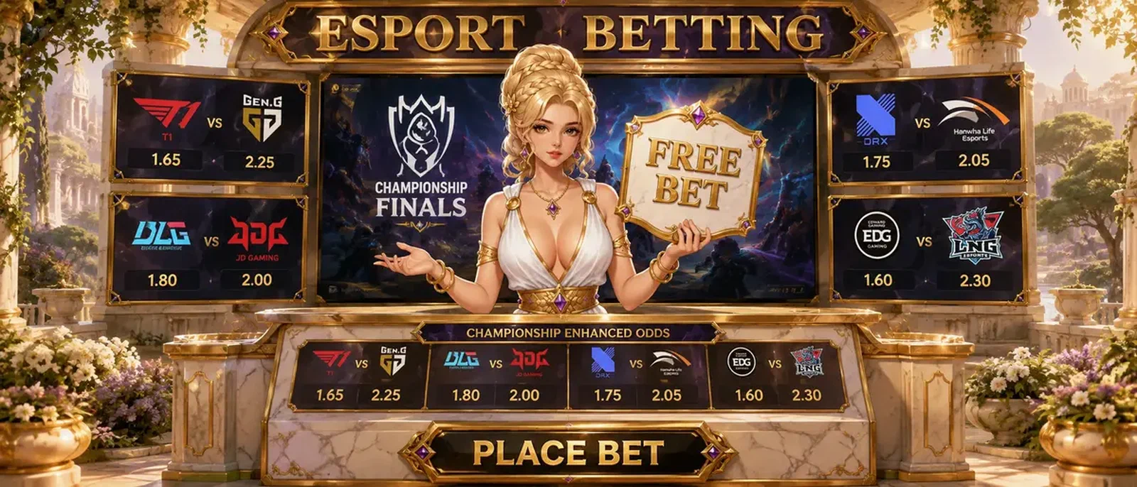Αγορές Στοιχημάτων Esport BetOnRed